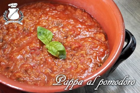 Pappa al pomodoro Cheap Eats, Finger Food, Soups And Stews, Finger Foods, Italian Recipes, Stew, Soups, Good Food, Low Carb