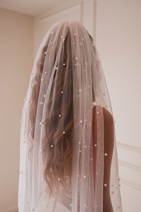 The Hailey Pearl Veil – Jay Kay Braids and Bridal Pearl Veil, Pretty Wedding Dresses, Dream Wedding Ideas Dresses, Future Wedding Plans, Cute Wedding Ideas, Wedding Goals, Wedding Mood, Pretty Wedding, Wedding Veils