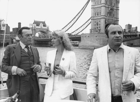 Eddie Constantine, Helen Mirren, Bob Hoskins, The Long Good Friday, 1979 The Long Good Friday, Thatcherism, Bob Hoskins, Friday Film, Waterloo Sunset, Morning Drive, Gangster Films, British Movies, Edinburgh Festival