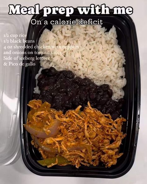 Deficit Meal Prep, Calorie Deficit Meal Prep, Lunch Meal Ideas, Gym Girlie, Healthy Lunch Snacks, Meal Prep Plans, Healthy Lunch Meal Prep, Healthy High Protein Meals, Meal Prep Clean Eating