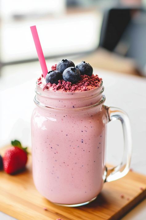 Looking for a delicious and nutritious breakfast idea? Try this cottage cheese protein shake recipe! Packed with protein, it will keep you full and energized all morning. This easy-to-make shake is perfect for busy mornings or post-workout recovery. Blend cottage cheese with your favorite fruits and a scoop of protein powder for a quick and tasty meal on the go. Give this recipe a try to start your day right!

Ingredients
1/2 cup low-fat cottage cheese
1 scoop vanilla-flavored protein powder
1/2 Fruit Protein Shakes, Cottage Cheese Protein, Low Calorie Pancakes, Cottage Cheese Smoothie, Protein Cottage Cheese, Sugar Free Honey, Protein Powder Smoothie, Protein Shake Recipe, Meal On The Go