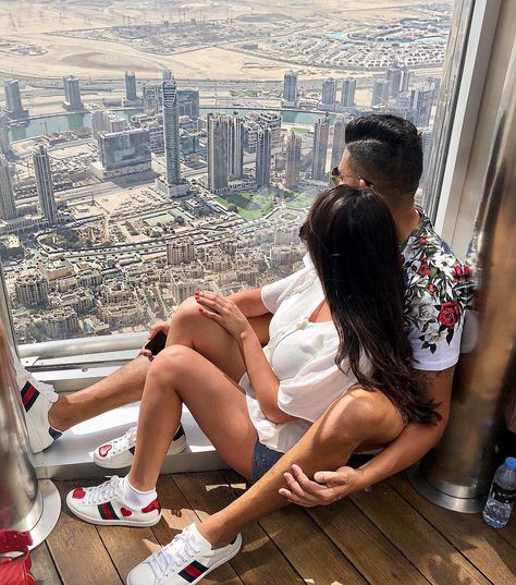 Sitting on top of the world 🌍 #dubai #guccigang | LauraG_143 | Laura Gurrola Holding Girlfriend, Dhar Mann, Missing My Love, On Top Of The World, Flirting Tips For Girls, Goals Pictures, Top Of The World, Burj Khalifa, Cute Couple Pictures