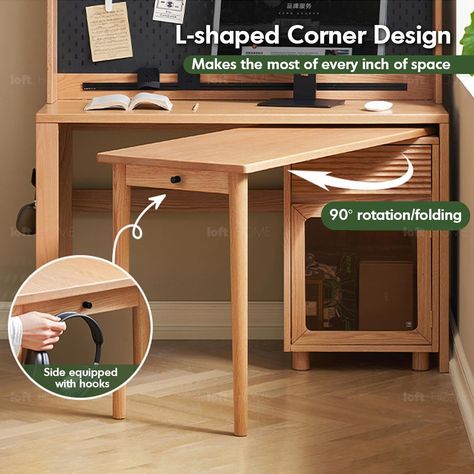 Ace your home office vibes with our Scandinavian Wood Study Desk CORNER! 🌿🖥️ A sleek, space-saving champion that’s perfect for Singapore’s stylish work warriors. 🔎 Scandinavian Wood Study Desk CORNER / SGD 749 🔎 View here: https://lofthome.com/collections/new-arrivals/products/scandinavian-wood-study-desk-corner #WorkFromHomeSG #ScandiStyleSG #HomeOfficeIdeas #SingaporeInteriors #MinimalistDesk #SpaceSaverSG #HomeDecorSG #ModernWorkSpace #ChicOffices #InstaHomeSG #OfficeGoalsSG #FunctionalD... Wooden Study Desk, Scandinavian Wood, Office Vibes, Loft Home, Desk Corner, Minimalist Desk, Loft House, Study Desk, Wooden Desk