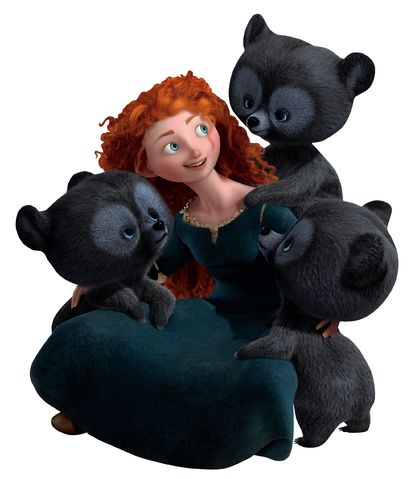 Merida and her bear brother - Brave Disney Amor, Merida Disney, Princess Merida, Disney Brave, Merida Brave, Dragon City, Disney Infinity, Disney Favorites, American Dad