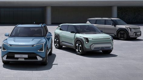 Here's what's new with the Kia Carnival minivan and Telluride, EV9, EV5, and EV3 SUVs from the 2024 Chicago Auto Show. Chicago Auto Show, Kia Carnival, Automotive News, Minivan, Pickup Truck, Automotive Industry, Mini Van, Pickup Trucks, Carnival