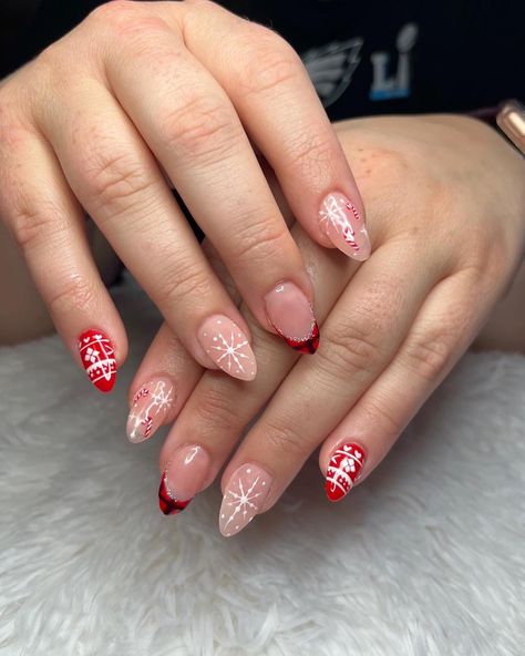 Christmas Nail Inspo, Uñas Aesthetic, Girls Nail Designs, Christmas Gel, 2024 Nails, Christmas Gel Nails, Gel Extensions, Pink Acrylic, I Love Nails