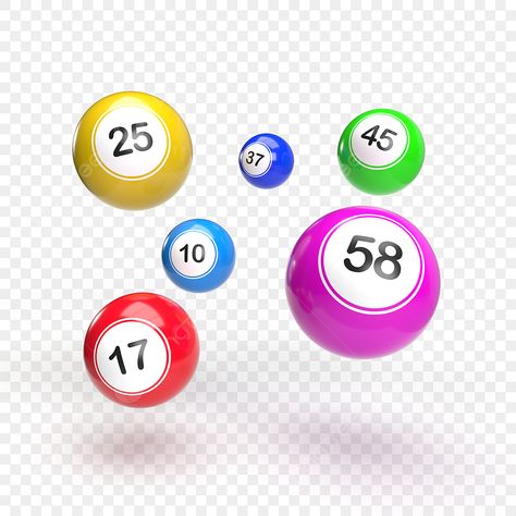 Bingo Balls, Lotto Games, Lucky Number, 3d Illustration, Clipart Images, Png Clipart, Free Png, Bingo, Graphic Resources