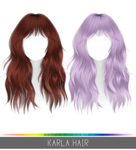 Sims 4 Hair With Bangs Cc, Sims 4 Cc Hair Set, Sims 4 Cc Hair With Bangs, Sims 4 Bangs Hair, Hairstyle With Bangs, Shag Hairstyle, Alpha Cc, Sims 4 Tsr, Mod Hair