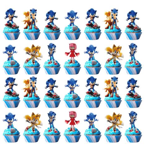 PRICES MAY VARY. 48Pack Sonic Cake Toppers Cupcake Toppers,Sonic Birthday Party Decoration CupCake Decorations Suitable for birthday theme parties, Toy parties，catering, outdoor events and simply just eating at home. If you have any questions, please contact us in time, we will reply within 24 hours, give a satisfactory solution. 48Pack Sonic Cake Toppers Cupcake Toppers,Sonic Birthday Party Decoration CupCake Decorations Sonic Birthday Party, Eating At Home, Birthday Cupcakes Decoration, Sonic Cake, Sonic Birthday Parties, Cupcake Decorations, Sonic Birthday, Party Catering, Theme Parties