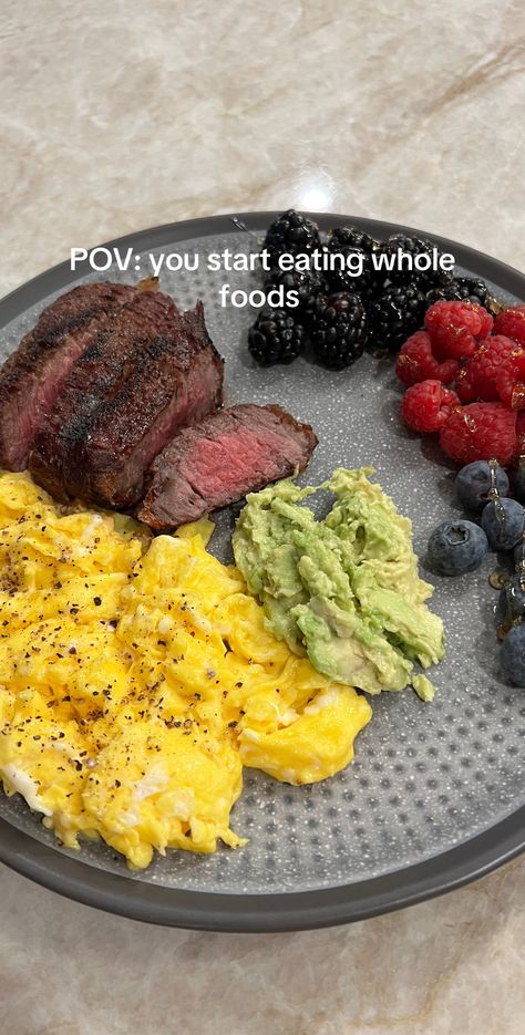 quality of food over quantity #carnivore #primal #animalbased | Primal | TikTok Whole Food Clean Eating, Animals Based Diet, Whole Foods Protein, Food To Make For Work, Meal Prep For The Week Clean Eating, Keto Whole Food Recipes, Whole Food Meal Aesthetic, Whole Food Animal Based Diet, Car Ivore Diet