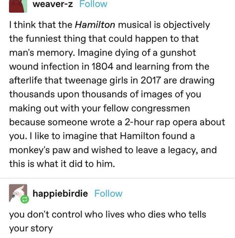 Hamilton Funny, Theater Kid, Theatre Geek, Hamilton Memes, Funny Post, Hamilton Musical, Manuel Miranda, History Humor, Alexander Hamilton