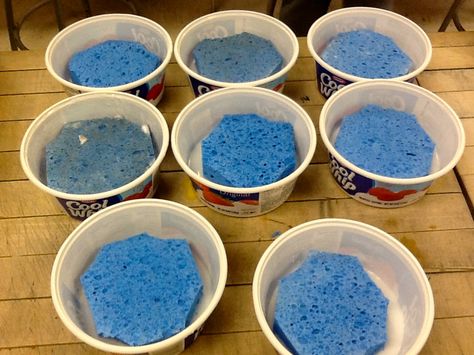 It is the best thing ever. I learned about this last weekend from another art educator’s blog that I found on Pinterest: Mrs. Humpal’s Room I’ve been teaching for 15 years now and… Glue Sponge, Art Classroom Management, Classroom Hacks, Diy Classroom, Classroom Setup, Elementary Science, Glue Sticks, Cool Whip, Childrens Church