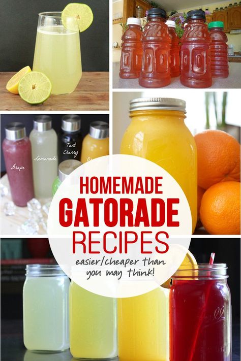 homemade gatorade recipes! Good to know! Diy Gatorade, Taco Season, Sports Drink Recipe, Homemade Sports Drink, Homemade Gatorade, Drinks Homemade, Homemade Electrolyte Drink, Light Drinks, Electrolyte Drink