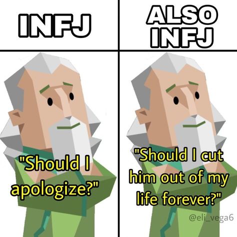 Entp And Infj Relationships, Infj Meme Funny, Infj And Intj, Infj Meme, Infj Core, Infj Vibes, Infj Art, Infj Characters, Infj And Entp