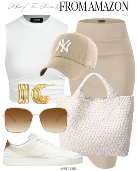 Amber Tarr's Amazon Page Amazon Outfits Women Summer, Amazon Outfits Women, Shop Cider, Outfit With Sneakers, Amazon Outfits, Classic Style Outfits, Sneakers Looks, Casual Chic Outfit, Street Style Chic