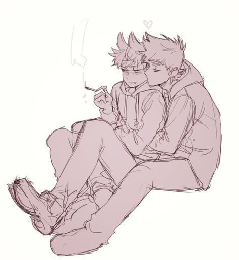 Cuddle Poses Drawing Reference, Cuddle Poses Drawing, Gay Sketch, Couple References, Eddsworld Ships, Hug Pose, Hugging Drawing, Sleeping Pose, Sleeping Drawing