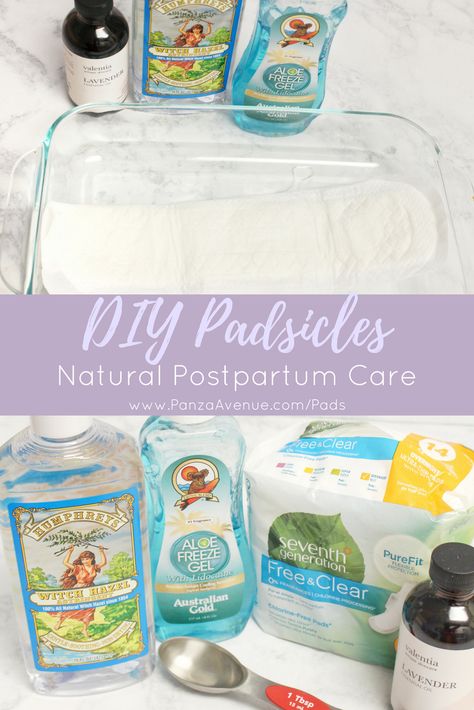 Padsicles Diy, Diy Padsicles, Padsicles Postpartum, Diy Postpartum, Postpartum Healing, Postpartum Care Kit, Postpartum Essentials, Body After Baby, Healthy Pregnancy Tips