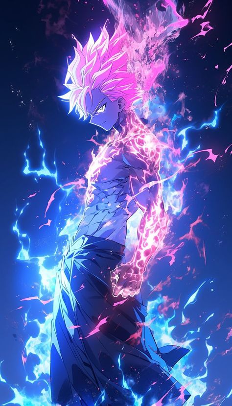 Aura Character Design, Fusion Anime Characters, Fire Aura Anime, Demon Design Character Concept, Anime Abilities, Anime Aura, Powerful Anime, Dark Fantasy Artwork, Super Powers Art