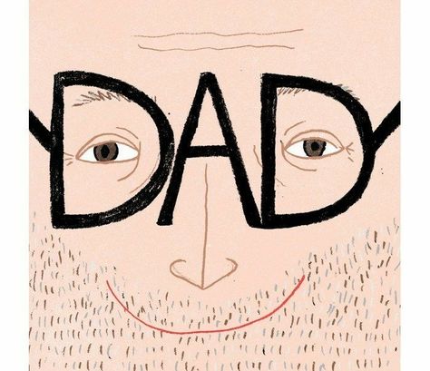 Father's Day Illustration, Dad Drawing, Fathers Day Art, Fathers Day Poster, Mural Artist, Connection To Nature, Fathers Day Card, Dad Day, Love Illustration