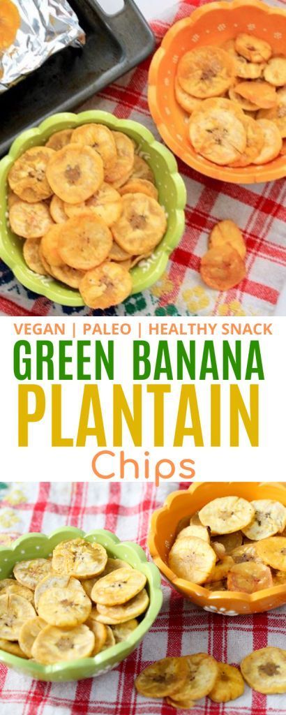 Baked Plantain Chips, Sims Home, Healthy Homemade Snacks, Plantain Recipes, Nigerian Recipes, Plantain Chips, Green Banana, Paleo Snacks, Banana Recipes