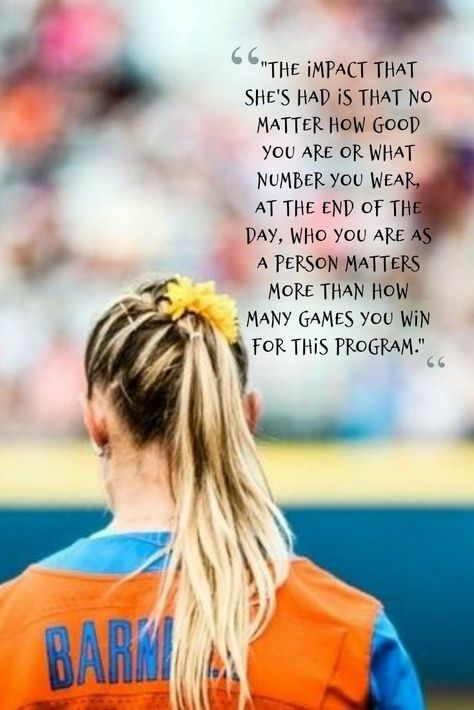 Softball Friendship Quotes, Girls Softball Quotes, Softball Motivation, Florida Softball, Gators Softball, Inspirational Softball Quotes, Softball Championship, Volleyball Promposal, Florida Gators Softball