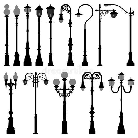 Lamp Post Lamppost Street Road Light Pole. A set of lamp post for cities and par , #Affiliate, #Street, #Road, #Light, #Lamp, #Post #ad Road Light, Outdoor Lamp Posts, Pole Lamps, Light Pole, Street Lights, Old Street, Street Furniture, Street Lamp, Post Lights