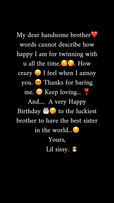 Bhaiii Quotes, Brother Messages From Sister, Happy Birthday Bhai Insta Story, Bhai Ke Liye Birthday Wishes, Anna Birthday Wishes, Bhai Birthday Wishes Status, Bhai Ka Birthday Wishes, Bro Sis Quotes Funny, Bhaubij Wishes