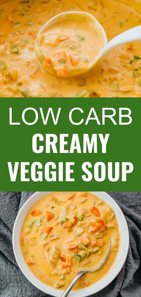 Keto Crockpot Vegetable Soup, Simple Keto Soup Recipes, Best Keto Soups Ever, Low Carb Soup Recipes Vegetarian, Keto Veggie Soup Recipes, Low Carb Broth Soup, Low Sodium Mushroom Soup, Zucchini Soup Keto, Clean Keto Soup Recipes