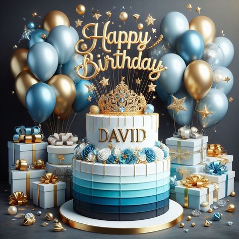 Happy Birthday James Cake, Happy Birthday David Cake, Happy Birthday Divya Name Cake, Happy Birthday Best Friend, Badass Quotes, Lets Celebrate, Male Cards, Happy Birthday To You, Birthday Quotes