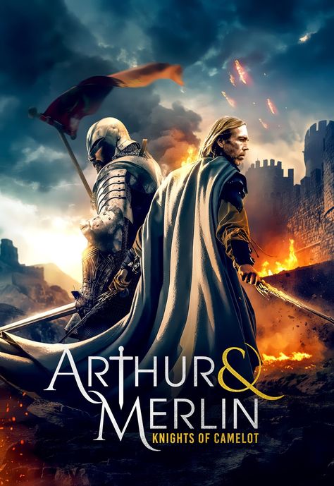 Arthur and Merlin Knights of Camelot (2020) - Giles Alderson Merlin Knights, Richard Brake, Camelot Movie, Arthur Merlin, Imperiul Roman, Rei Arthur, Roi Arthur, Old King, Empire Romain