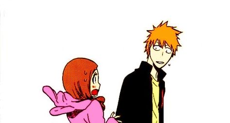 Orihime Banner, Bleach Ichigo And Orihime, Ichigo X Orihime, Bleach Orihime, Ichigo And Orihime, Ichigo Manga, Inoue Orihime, Bleach Ichigo, Nerd Life