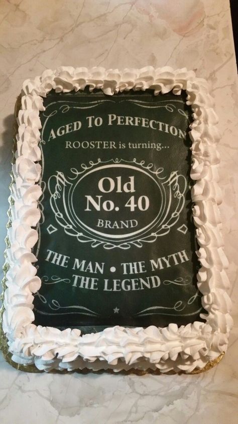 32+ Brilliant Picture of 40Th Birthday Cakes - birijus.com 60th Birthday Cake For Men, 40th Birthday Cakes For Men, Birthday Cake Pinterest, Birthday Recipes, 90th Birthday Cakes, 40th Birthday Cake, Birthday Decorations For Men, Chocolate Drip Cake, 38th Birthday