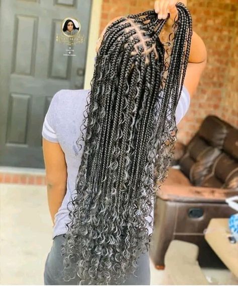 Pics Of Hairstyles, Braids Thick, Grey Box Braids, Grey Hair Braids, Hair Braiding Styles, Ghana Braids Hairstyles, African Hair Braiding Styles, Hairstyles For Women Over 50, Queen Hair