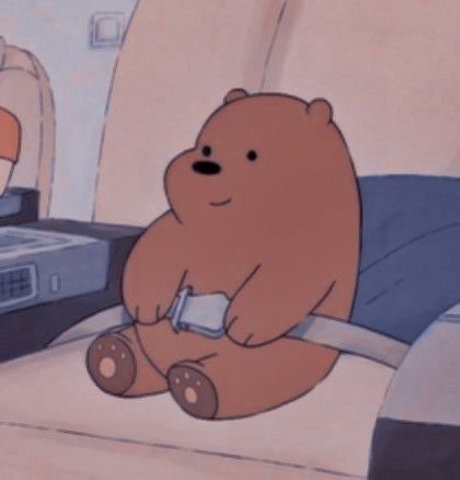 We Bare Bears Brown Aesthetic, Brown Aesthetic Cartoon, We Bear Bears, We Are Bears, Bears Wallpapers, Iphone Widgets, Bear Bears, Bear Character, We Bear