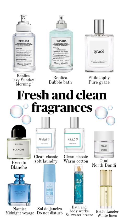 Clean fragrances #cleangirl #cleanfragrances #perfume #signaturescent Clean Perfume, Fragrance Lab, Fresh Perfume, Fragrances Perfume Woman, Perfume Collection Fragrance, Shower Skin Care, Clean Fragrance, Perfume Scents, Perfume Lover