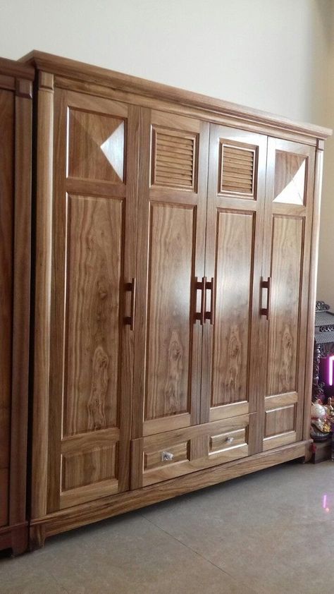 Wardrobe designing ideas Wooden Almari Design Bedroom, Wooden Almari Design, Kabat Furniture Design, Wooden Almari, Almari Design Bedroom, Almari Design, Furniture Design Wood, Wooden Cupboard Design, Bedroom Indian