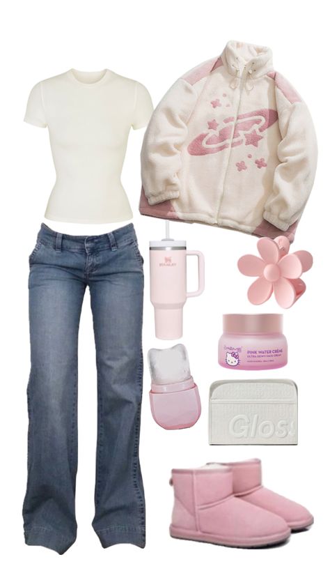 Ropa Coquette, Outfit Inspo Casual, Shein Outfits, Cute Lazy Day Outfits, Trendy Outfits For Teens, 2000s Fashion Outfits, Cute Everyday Outfits, Pink Outfits, Cute Simple Outfits