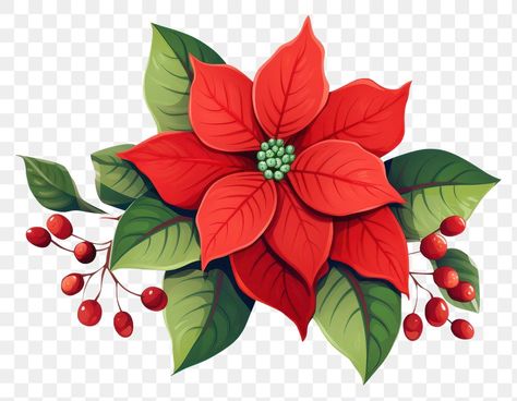 Poinsettia Clipart, Holiday Cartoon, Ribbon Png, Cartoon Flowers, Poinsettia Flower, Christmas Poinsettia, Merry Christmas Png, Christmas Flowers, About Christmas