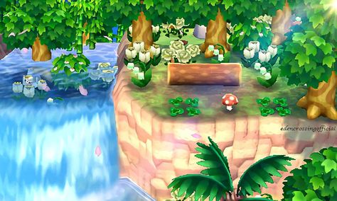 People are hacking their Animal Crossing: New Leaf towns, and it's beautiful Animal Crossing New Leaf Inspiration, Acnl Hacked Town Ideas, Animal Crossing New Leaf Town Ideas, Acnl Town Inspiration, Acnl Town Ideas, Animal Crossing New Leaf Qr Codes, Nature Verte, Motif Acnl, Animal Crossing 3ds