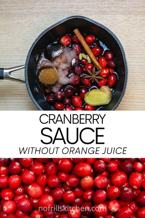 Cranberry Sauce Without Orange Juice, Christmas Recipes Healthy, Cranberry Sauce With Orange Juice, Canning Cranberry Sauce, Canning Cranberry, Cranberry Sauce With Orange, Orange Juice Recipes, Canning Jam Recipes, Cranberry Orange Sauce