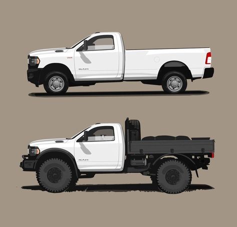 Bugout Truck Ideas, Ram Flatbed, Flat Bed Truck, Ram 4x4, Pick Up Trucks, Mini Trucks 4x4, Truck Flatbeds, Truck Mods, Bug Out Vehicle