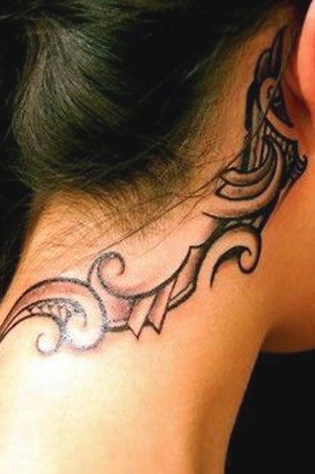 20 Cute Behind the Ear Tattoos for Women in 2021 - The Trend Spotter Behind The Ear Tattoo Ideas, Best Neck Tattoos, Behind The Ear Tattoo, Behind Ear Tattoos, Girl Neck Tattoos, Maori Tattoos, Ear Tattoo Ideas, Neck Tattoos, Incredible Tattoos