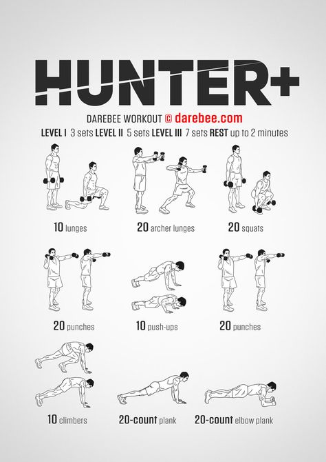 Darebee Workout, Exercises For Beginners, Trening Sztuk Walki, Dumbell Workout, Musa Fitness, Martial Arts Workout, Free Workouts, Dumbbell Workout, Gym Workout Tips