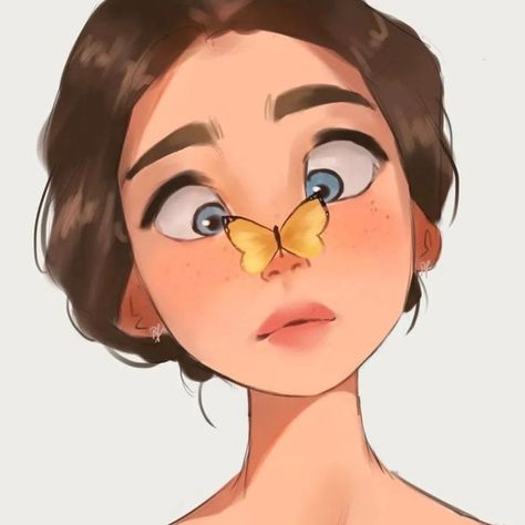 Martha✨🦋 (@tvbtraam) | TikTok رسم كاريكاتير, Butterfly Girl, Pahlawan Super, Cute Cartoon Pictures, Pinturas Disney, Girly Art Illustrations, Cute Easy Drawings, Cartoon Profile Pics, Digital Art Girl