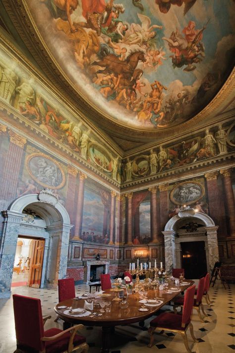 The Saloon in Blenheim Palace, Oxfordshire, UK Abdeen Palace, English Paneling, Castle Aesthetic Interior, Battle Of Blenheim, Outdoor Bars, Period Living, Great Fire Of London, Palace Interior, Blenheim Palace