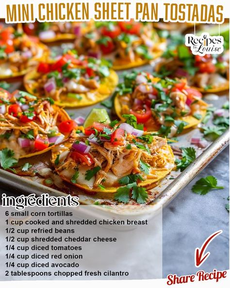 Chicken Sheet Pan, Mexican Chicken Recipes, Pan Meals, Mexican Chicken, Eggplant Recipes, Corn Tortillas, Party Foods, Sheet Pan Recipes, Wrap Sandwiches