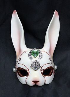 Alice Rabbit, Men's Tattoos, Rabbit Mask, Chinese Umbrella, Kitsune Mask, Monster Mask, Bunny Mask, Wonderland Costumes, Mask Masquerade