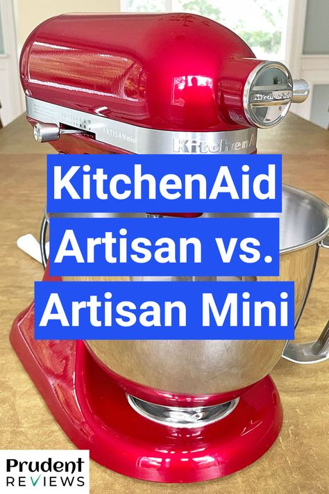 KitchenAid Artisan vs. Artisan Mini: 10 Major Differences to Know Before Buying Mixer Recipes, Kitchenaid Artisan, Stand Mixer, Mini Foods, Kitchen Aid Mixer, Kitchen Aid, Product Reviews, Key, Canning