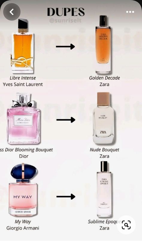 Zara Perfume Duplicates, Zara Parfum, Zara Perfume, Profumo Victoria Secret, Perfume Hacks, Fragrances Perfume Woman, We Back, Perfume Collection Fragrance, Smink Inspiration