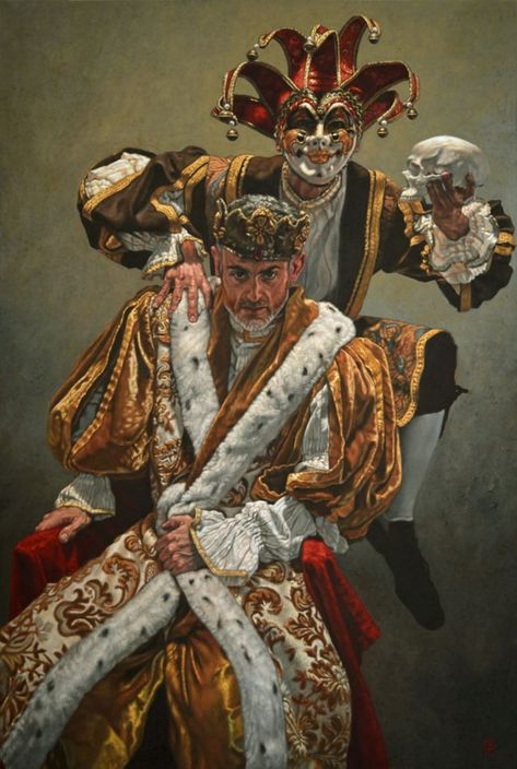 Medieval Jester, Jester King, The Jester, King Photo, Cultural Events, Samurai Gear, Art History, The Man, Oil On Canvas